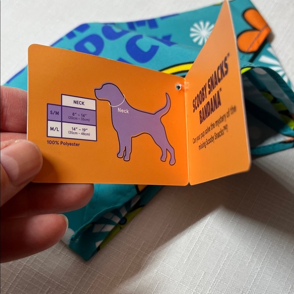 SCOOBY DOO bandana for dogs by BARK. NEW. Small-Medium. - Picture 2 of 7